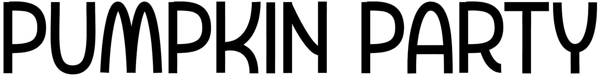 Pumpkin Party Font