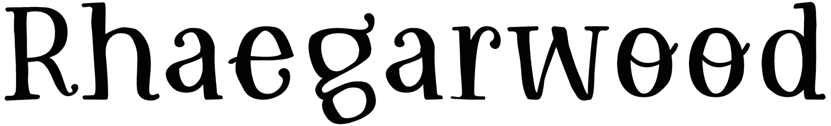 Rhaegarwood Font