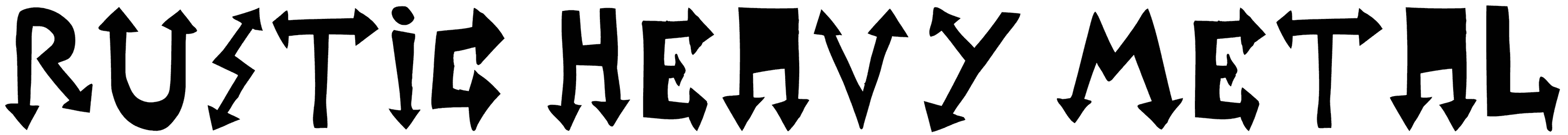 Rustic Heavy Metal Font