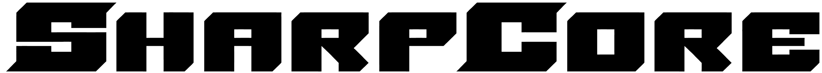 SharpCore Font