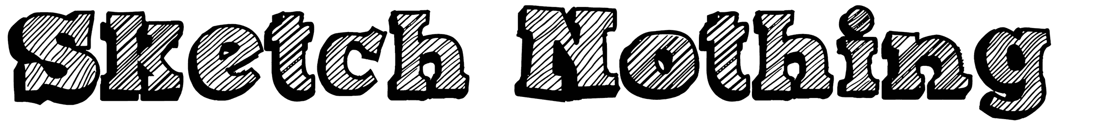Sketch Nothing Font