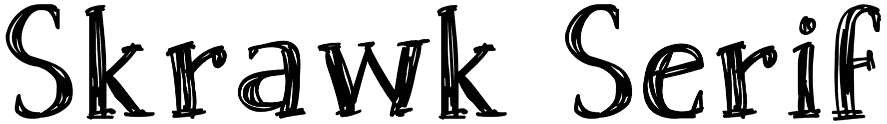 Skrawk Serif Font
