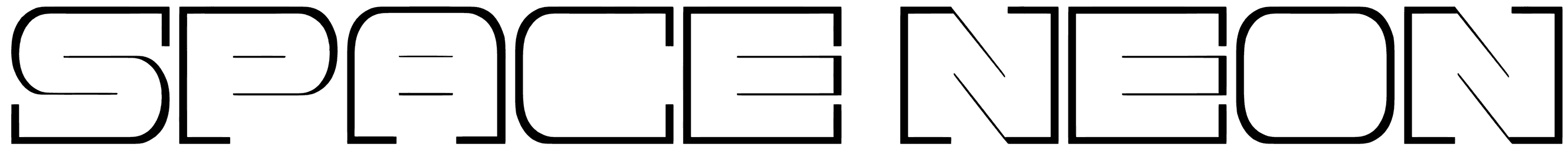 Spac3 Neon Font