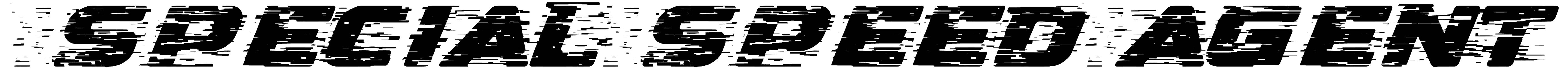 Special Speed Agent Font