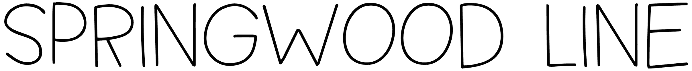 Springwood Line Font