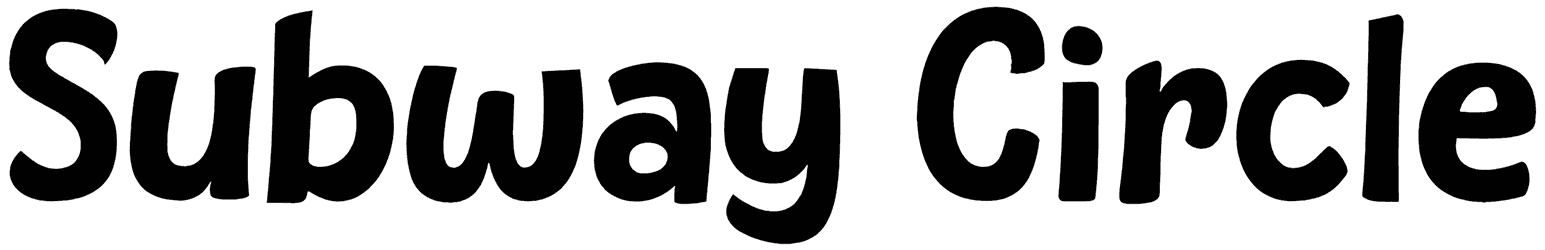 Subway Circle Font