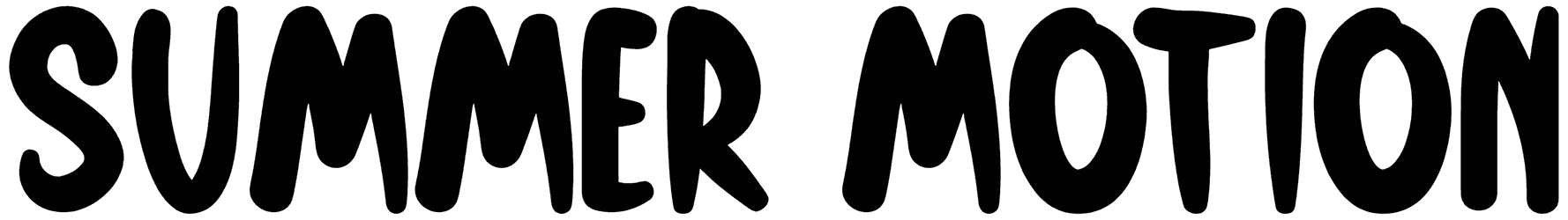 Summer Motion Font