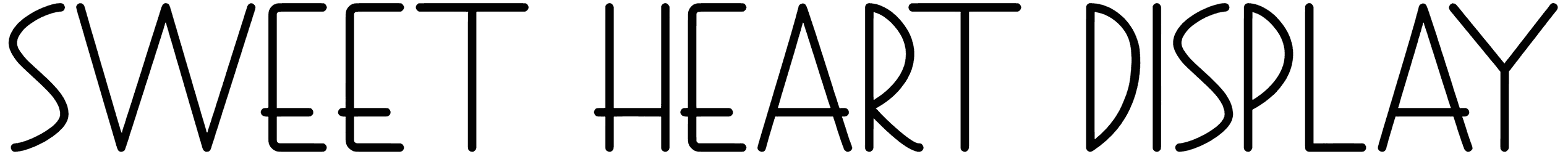 Sweet Heart Display Font