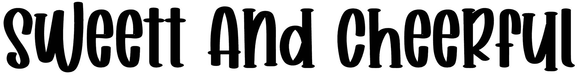 Sweett And Cheerful Font