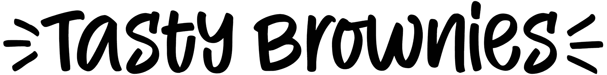 Tasty Brownies Font