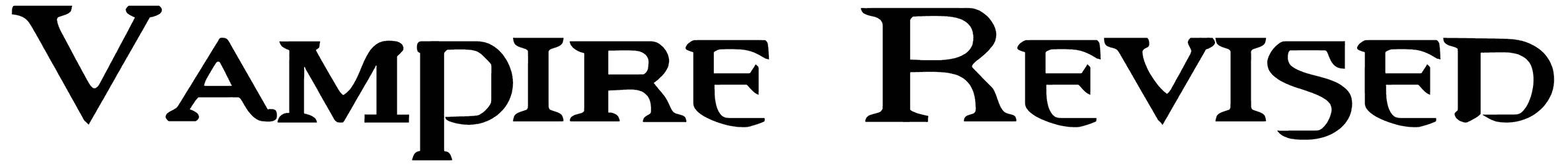 Vampire Revised Font