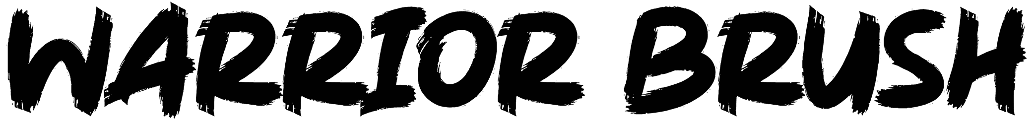Warrior Brush Font