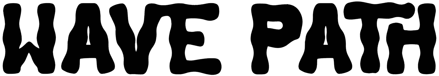 Wave Path Font