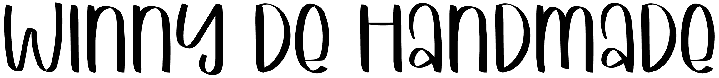 Winny De Handmade Font