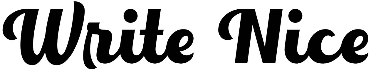 Write Nice Font