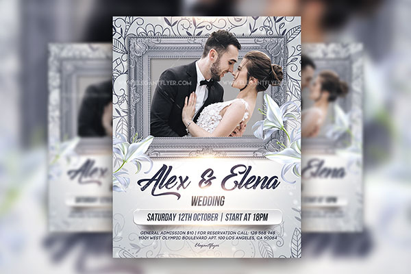 Free Wedding Flyer / Poster PSD Templates (2024)