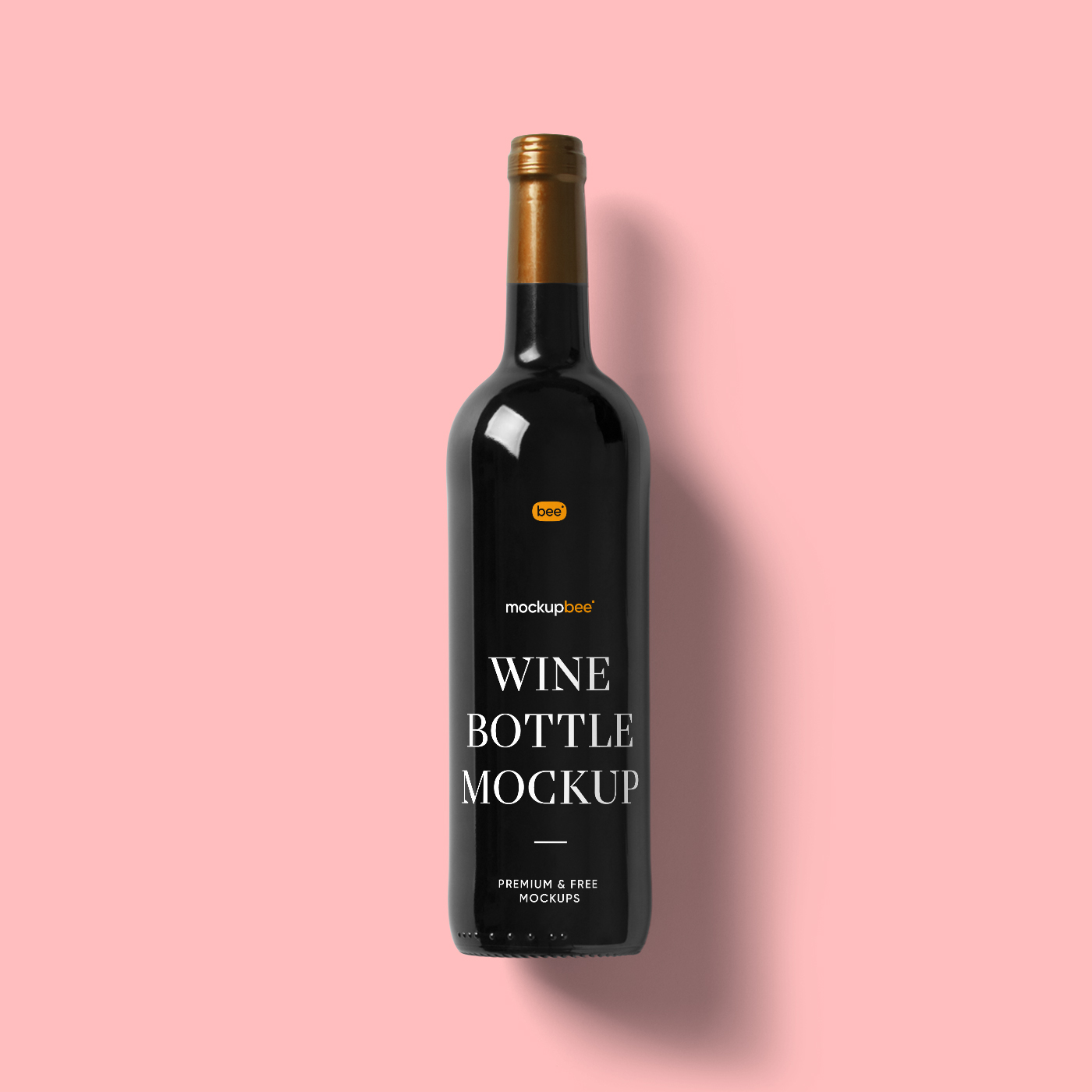 Simple Modern Wine Mockup Design