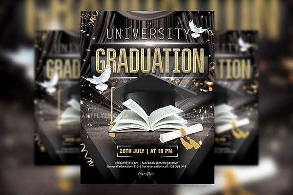 Graduation Flyers / Posters - Free Download (2025) | Resource Boy