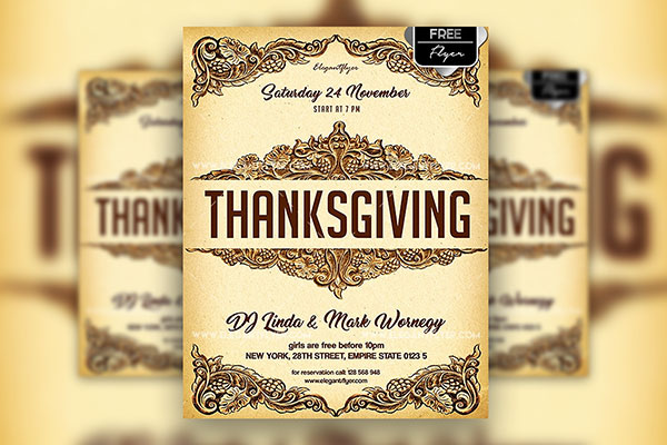 Happy Thanksgiving day template designs 2023