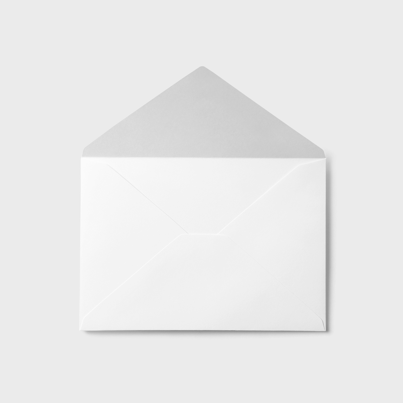 Top View of a Classic Open Envelope Mockup FREE PSD