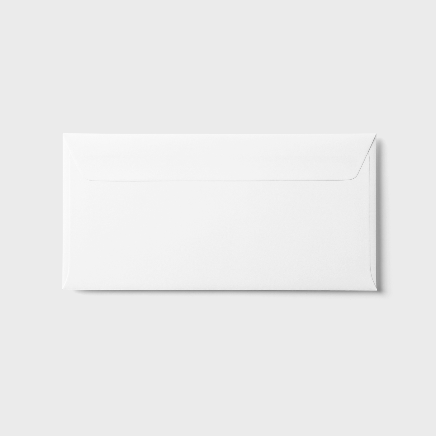 Top View of a Classic Rectangular Envelope Mockup FREE PSD