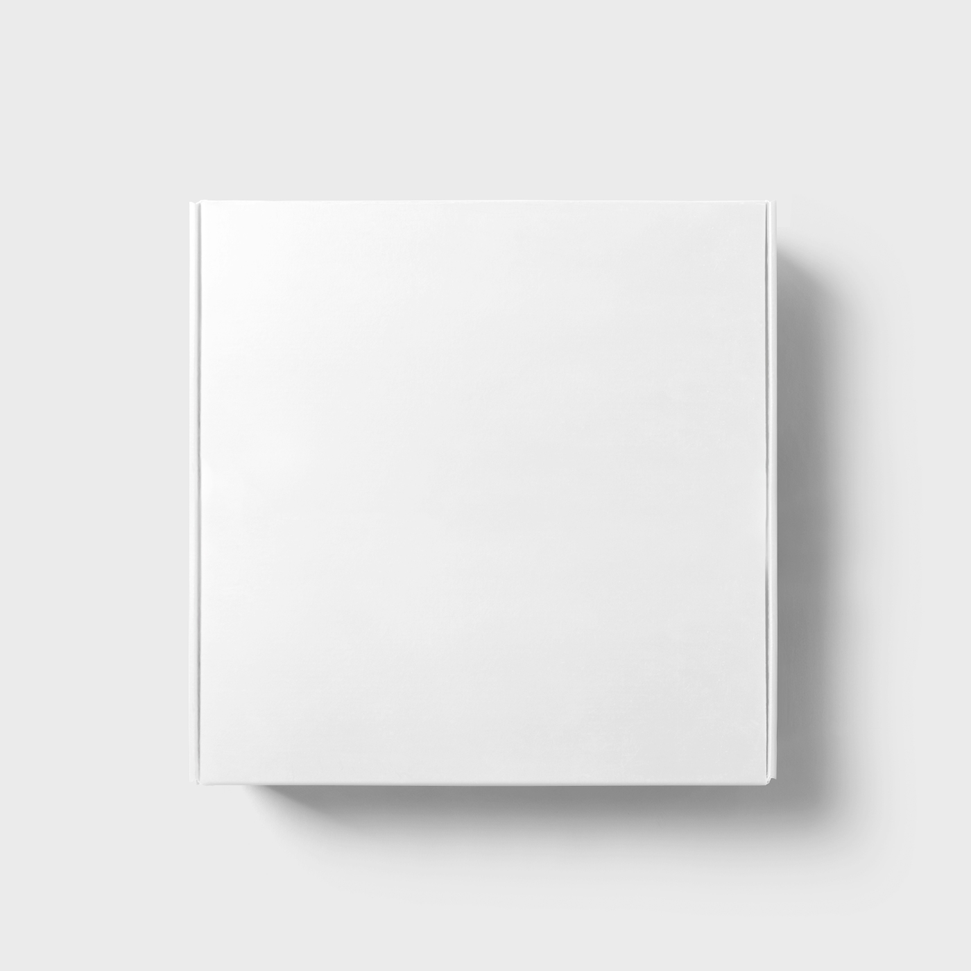 Top View of Simple Square Box Mockup FREE PSD