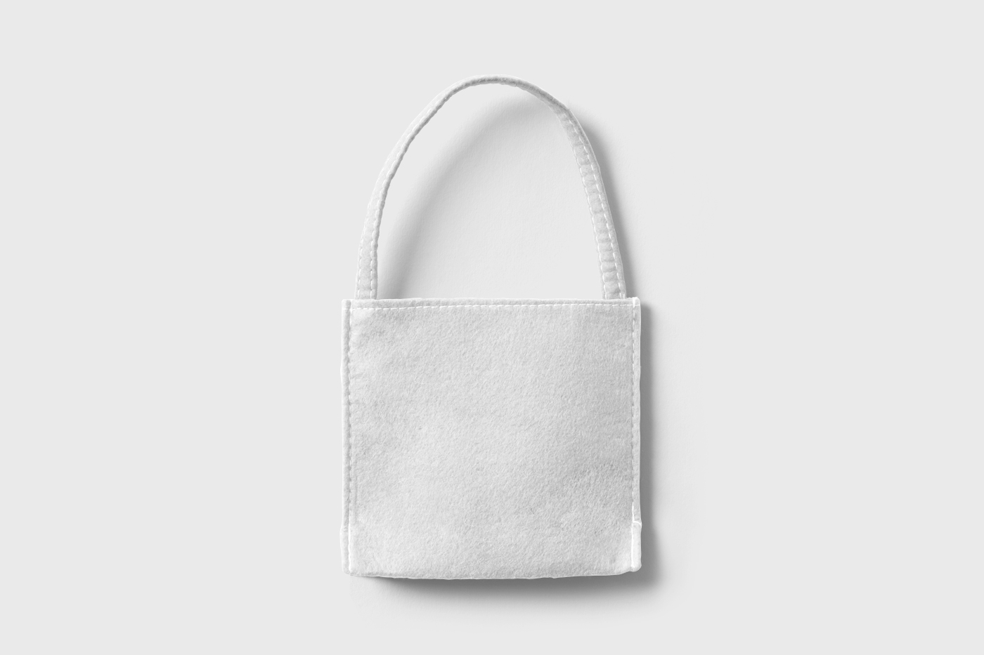 Top View of Two Tote Felt Bags Mockup (FREE) - Resource Boy