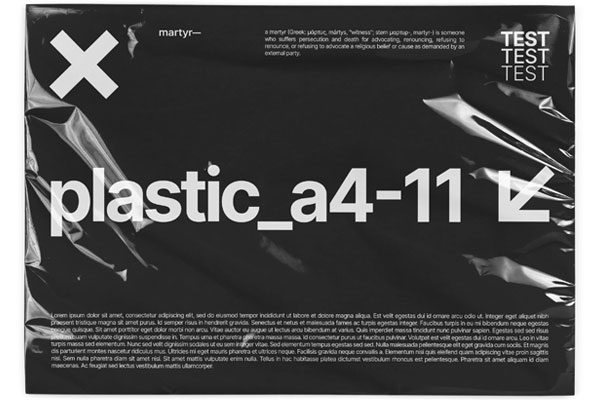Two A4 Plastic Mockups FREE PSD