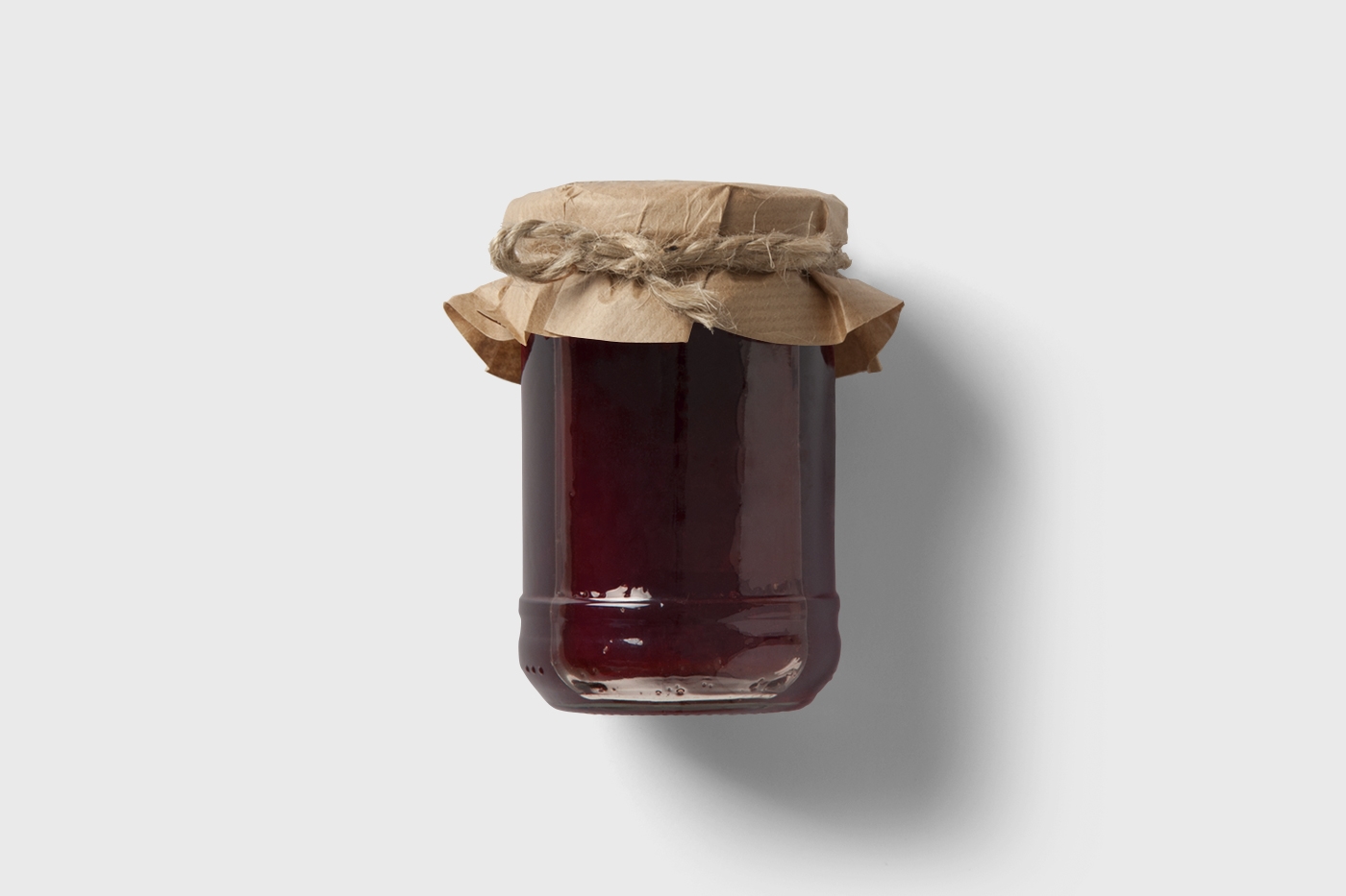 Two Jam Jars Mockup with Paper Lid Covers FREE PSD