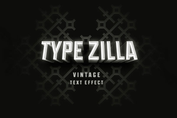 Type Zilla Text Effect FREE PSD