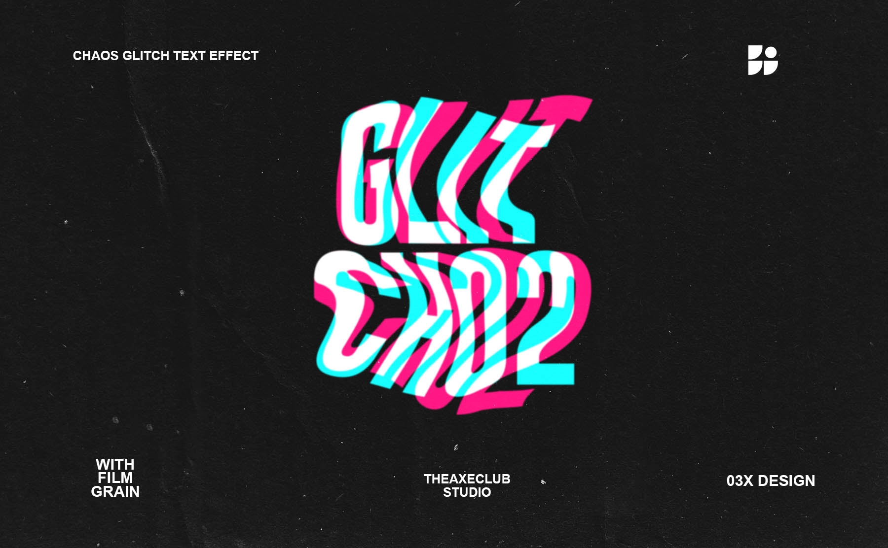 Glitch Effect 3D Text