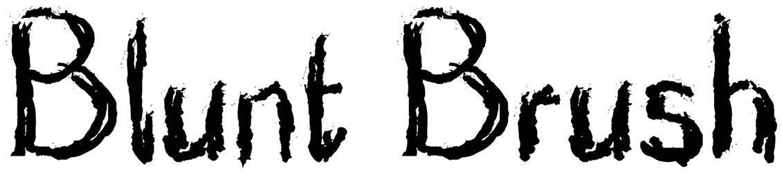 Blunt Brush Font