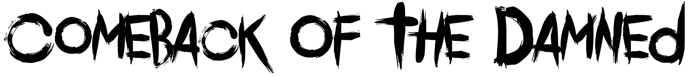 Comeback Of The Damned Font