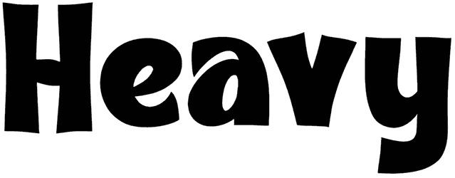 Heavy Font