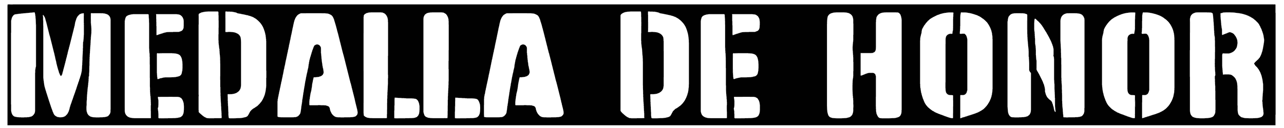 Medalla De Honor Font