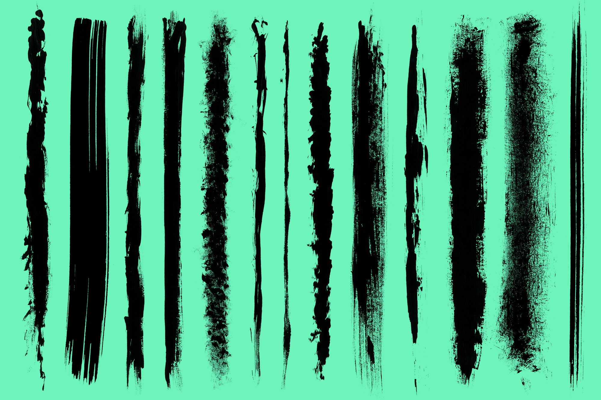 12 Free High Res Dry Brush Stroke Photoshop Brushes