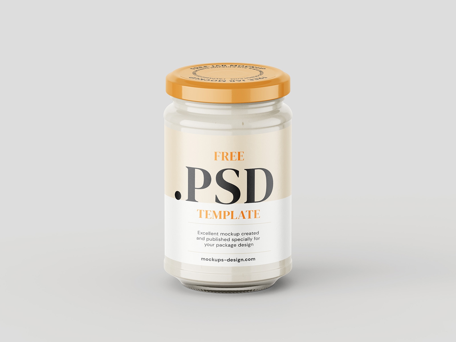 Front and Perspective View of 3 Cream Jar Mockups FREE PSD