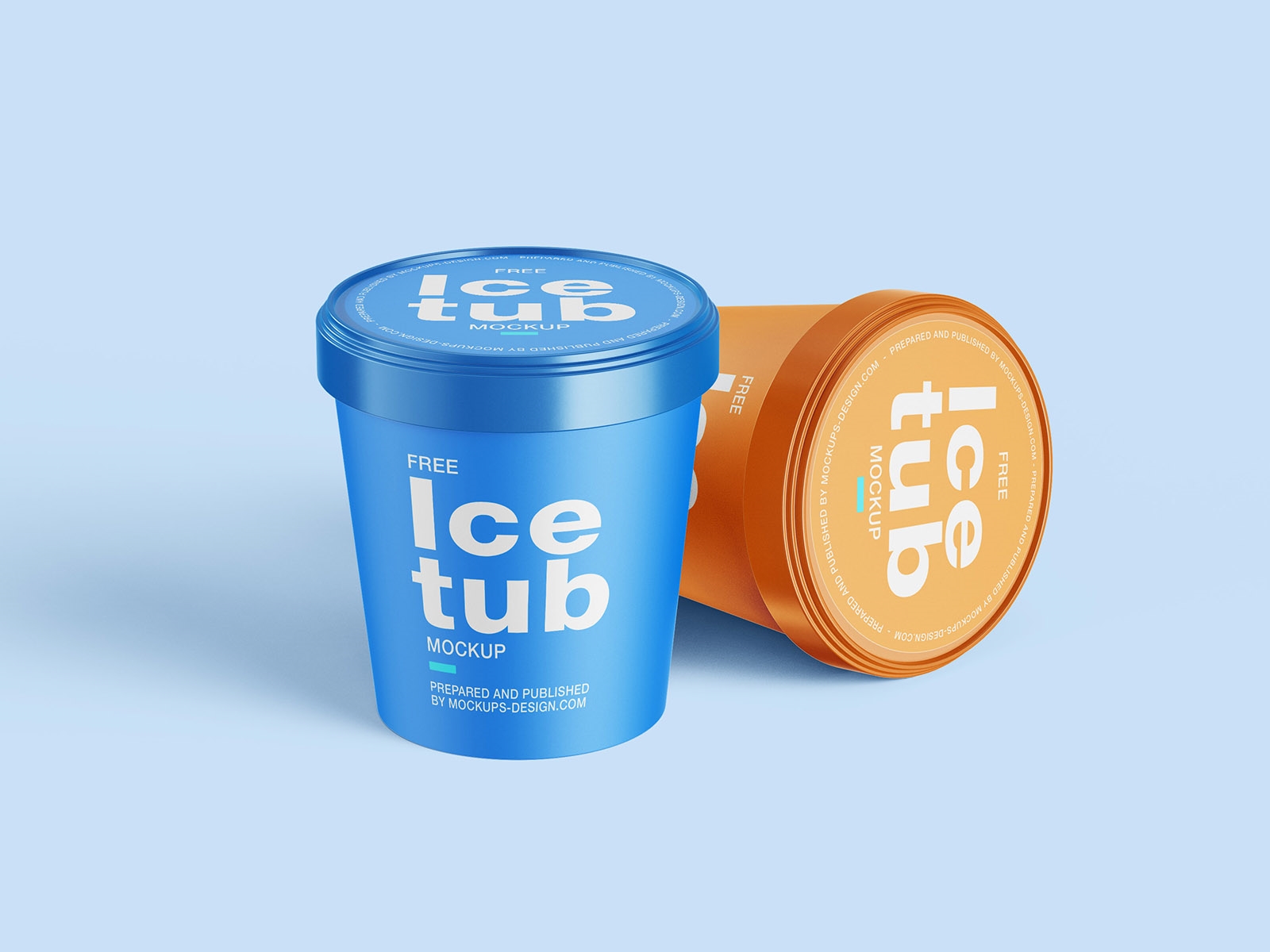 Ice Cream Tub Mockup - 8 Views Graphic by illusiongraphicdesign