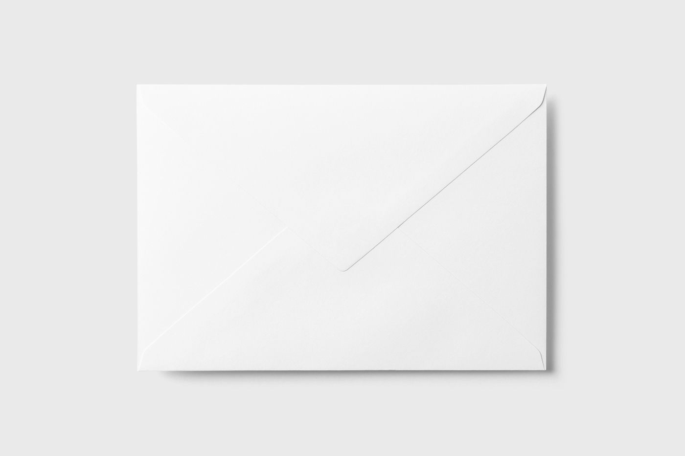 Front View of Classic Envelope Mockup FREE PSD