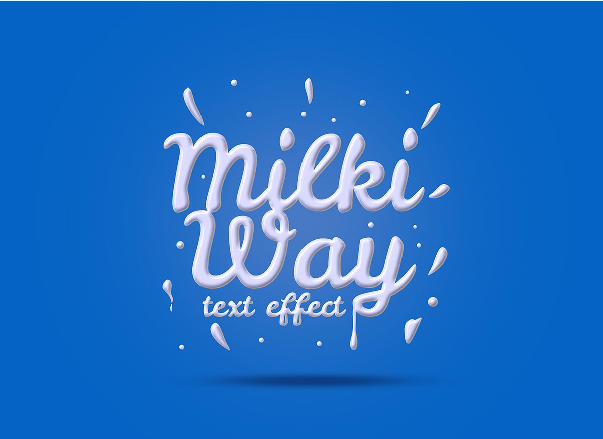 Milk Text Effect Free Download | Resource Boy