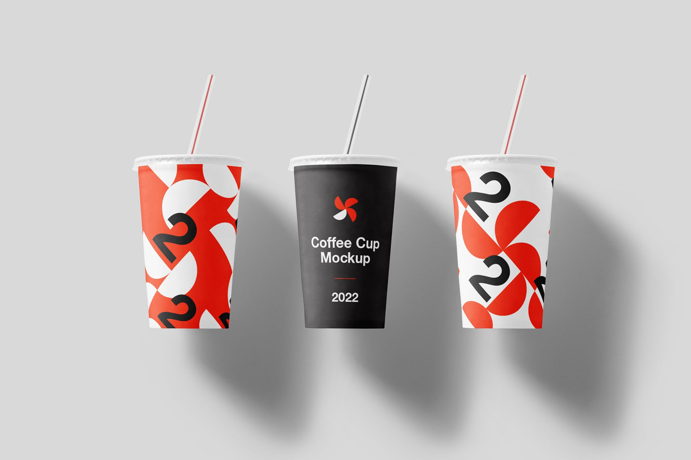 Floating Coffee Cup Mockup – Free Design Resources