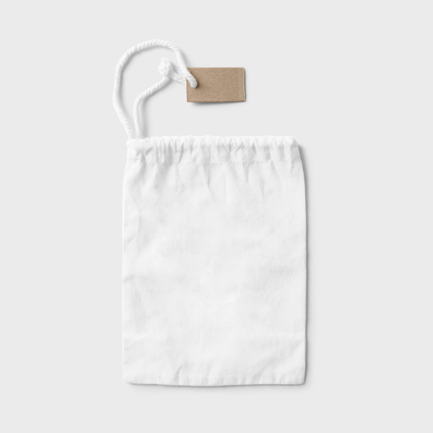 Top View of a Canvas Bag Mockup FREE PSD