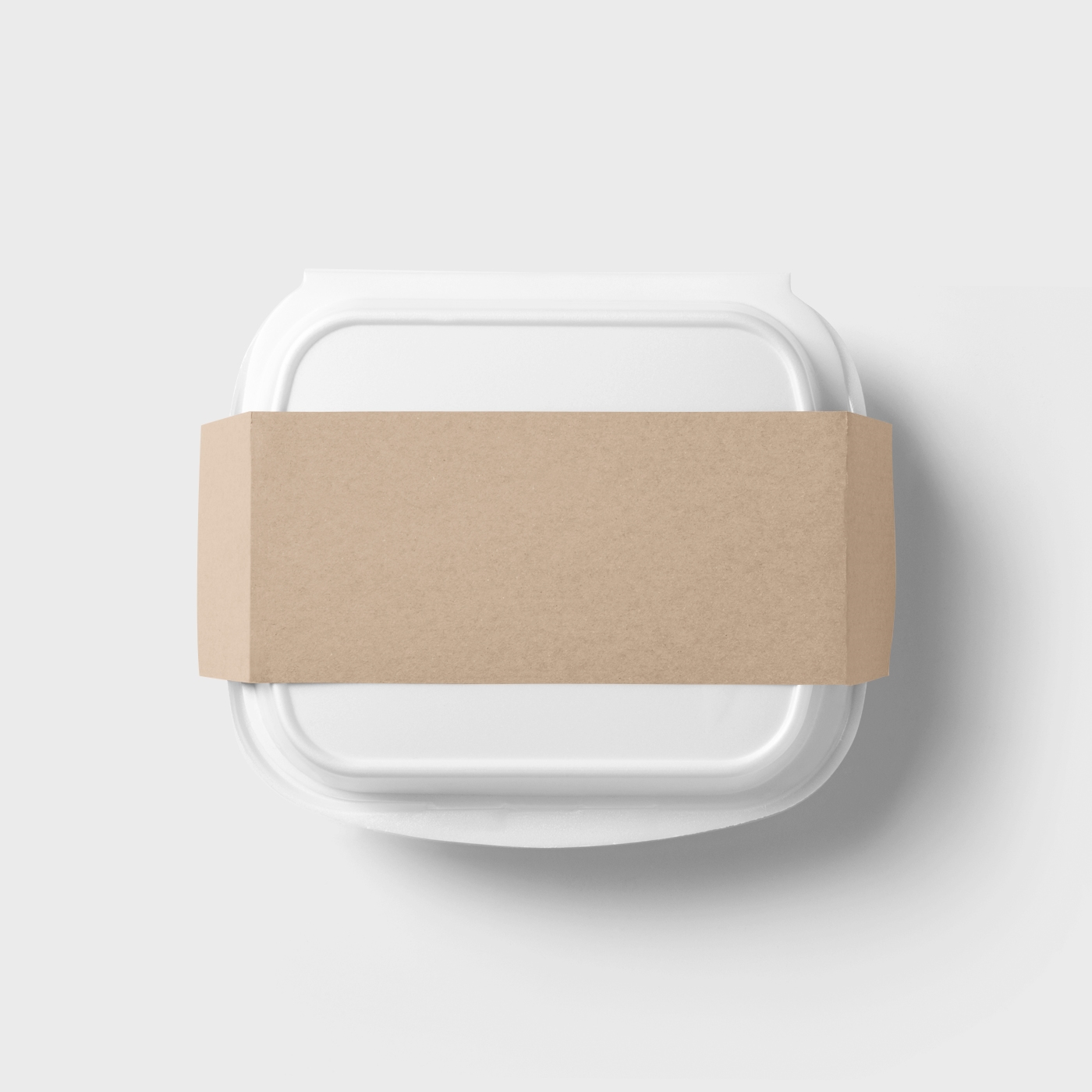 Top View of a Labeled Container Box Mockup FREE PSD