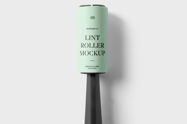 Top View of a Lint Roller Mockup FREE PSD