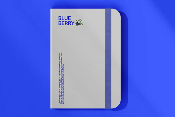Top View of a Modern Notebook Mockup FREE PSD