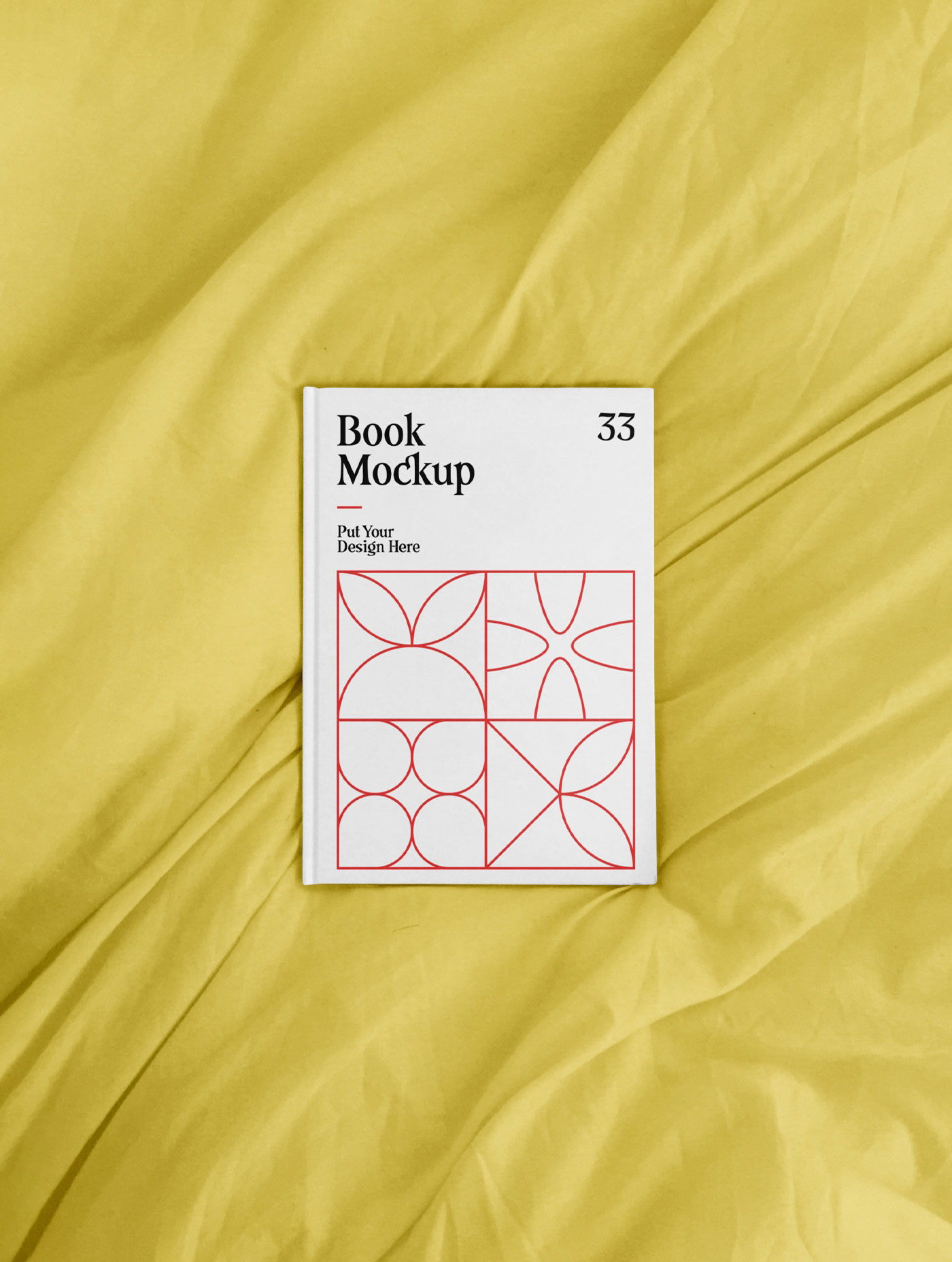 top-view-of-an-a4-book-hardcover-on-a-sheet-mockup-free-resource-boy