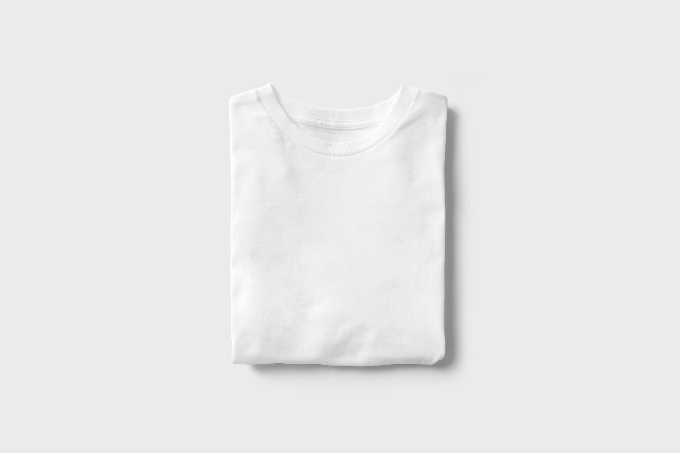 Top View of Two Folded T-Shirts Mockup FREE PSD