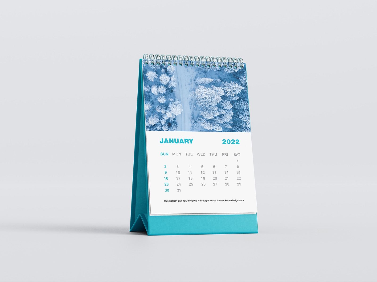 3 Mockups of Vertical Desk Calendar FREE PSD