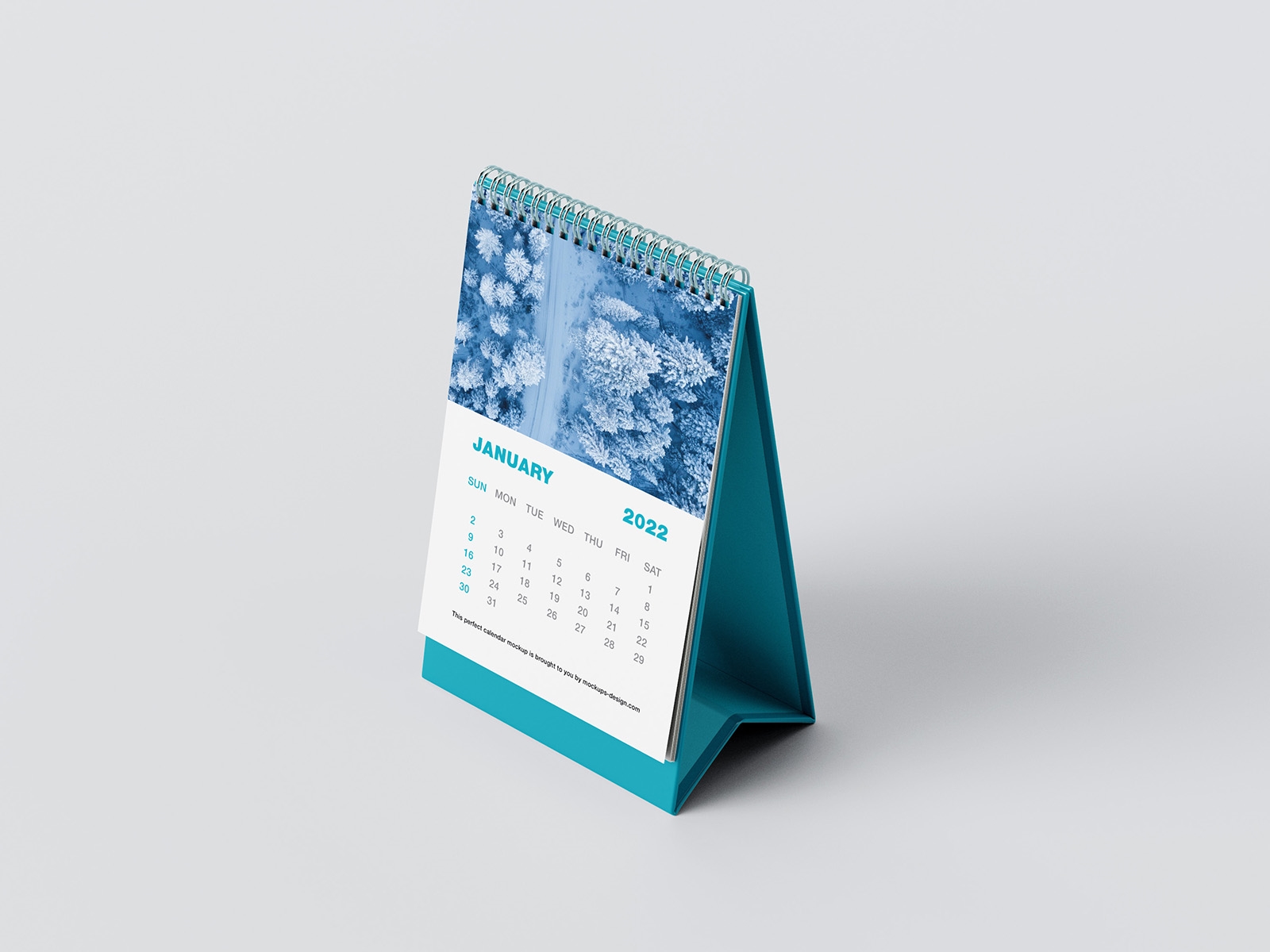 3 Mockups of Vertical Desk Calendar FREE PSD