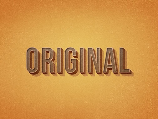 American Vintage Text Effects FREE PSD